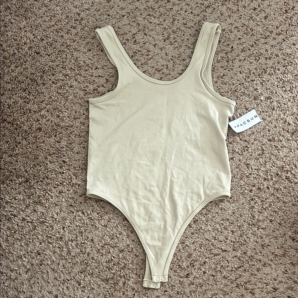 PacSun Beige Bodysuit